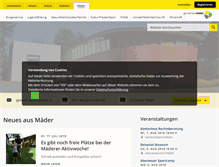 Tablet Screenshot of maeder.at